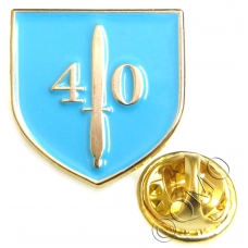 Royal Marines 40 Commando Shield Lapel Pin Badge (Metal / Enamel)
